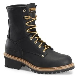 Carolina CA855 Black Leather Men's Boots